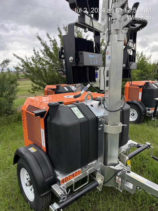 2024 Wanco WLTT-4MM4K Diesel, Deep Sea Controller, Shore Power Plug, Auto Start, (4) 350W LED Floodlights, 4kW Generator, 60 Gal Fuel Tank, 2" Ball, T3