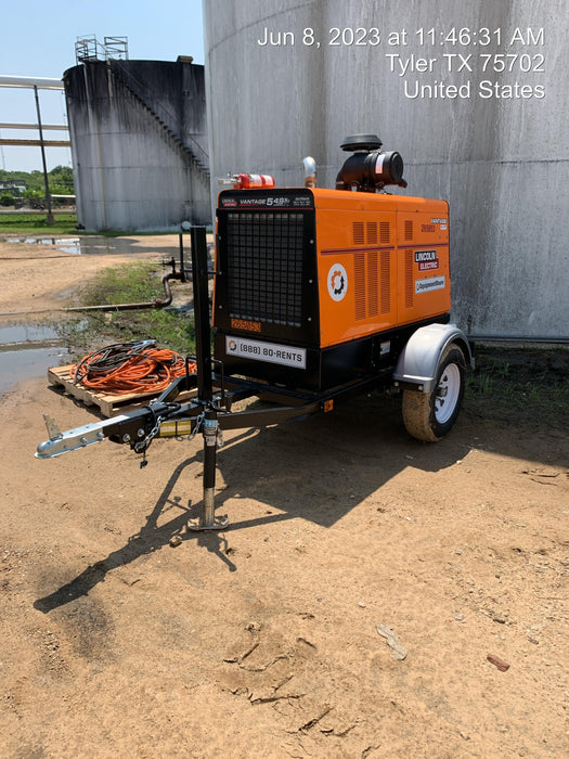 2022 Lincoln Electric Vantage 549X Crosslink Technology, Trailer Mounted, ES Decals, T3