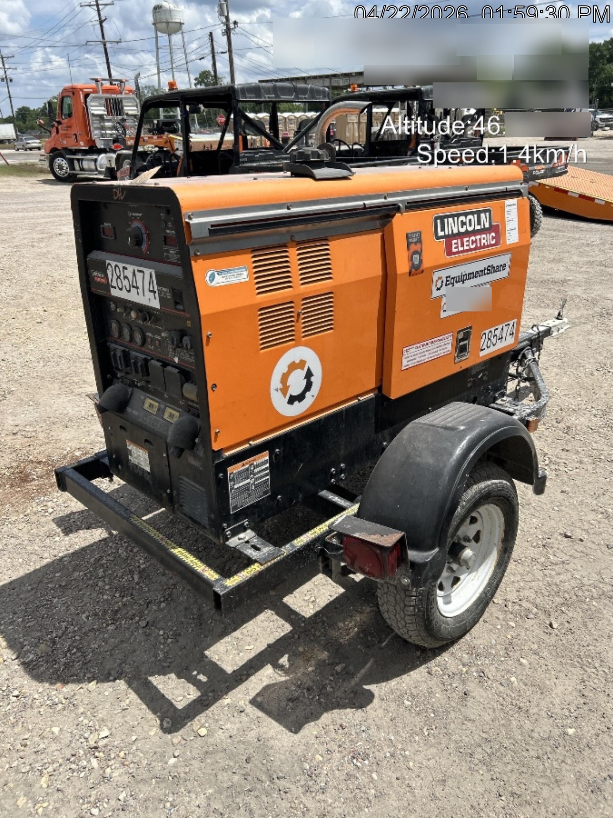2022 Lincoln Electric LE400 Kubota V1505, Trlr, Cable Rack, Light Kit, ES Decals, T3