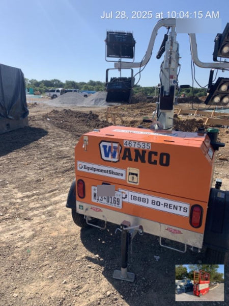 2024 Wanco WLTT-4MM4K Diesel, Deep Sea Controller, Shore Power Plug, Auto Start, (4) 350W LED Floodlights, 4kW Generator, 60 Gal Fuel Tank, 2" Ball, T3