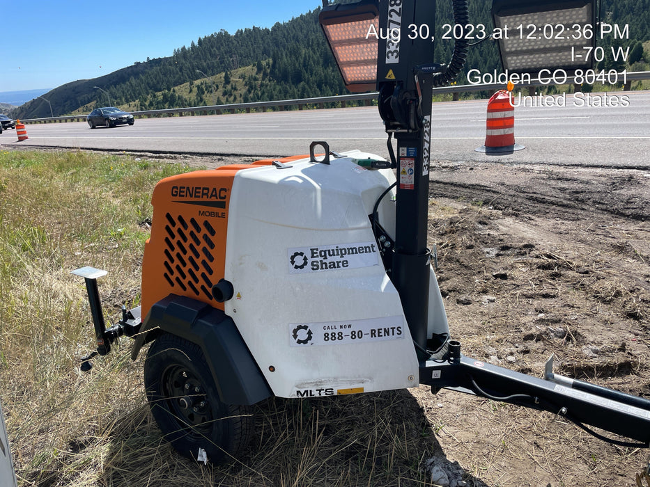2023 Generac MLT2 Diesel, Flex Switch 120V Input, Powerzone Controller, (4) 320W LED Lights, 4kW Generator, 39.9 Gal Fuel Tank, 2" Ball, T3