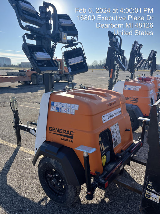 2023 Generac MLT2 Diesel, Flex Switch 120V Input, Powerzone Controller, 
(4) 320W LED Lights, 4kW Generator, 39.9 Gal Fuel Tank, 2" Ball, T3