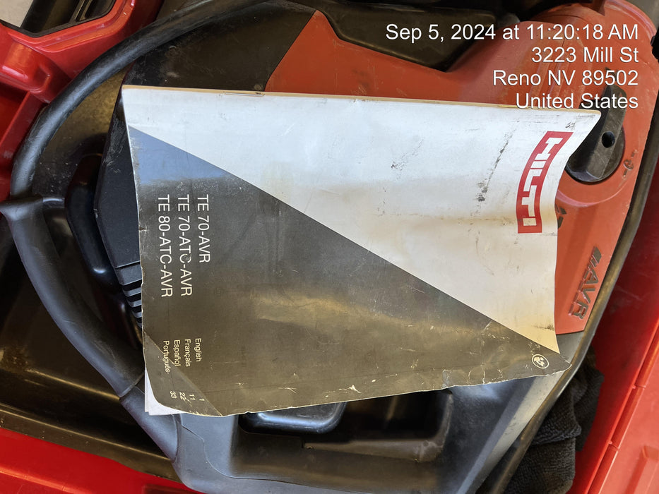 2020 HILTI TE 70-AVR