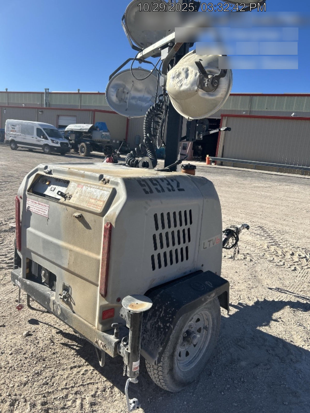 Wacker Neuson LTV6K-MH Wacker Neuson LTV6K Towable Light Tower