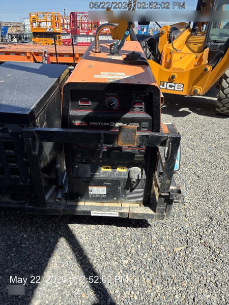 2021 Lincoln Electric Vantage 322 Vantage 322 Ready Pak 3 w/ Decals, ORANGE (includes trailer, cable rack, fender light kit) NO Telematics