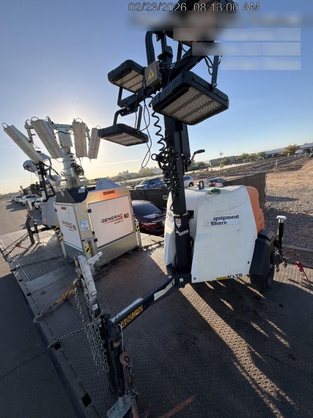 2024 Generac MLT2 Diesel, Flex Switch 120V Input, Powerzone Controller, 
(4) 320W LED Lights, 4kW Generator, 39.9 Gal Fuel Tank, 2" Ball, T3