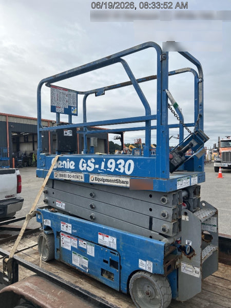 2018 Genie GS-1930 Genie GS-1930 w/Fixed Rail, Chain Entry
