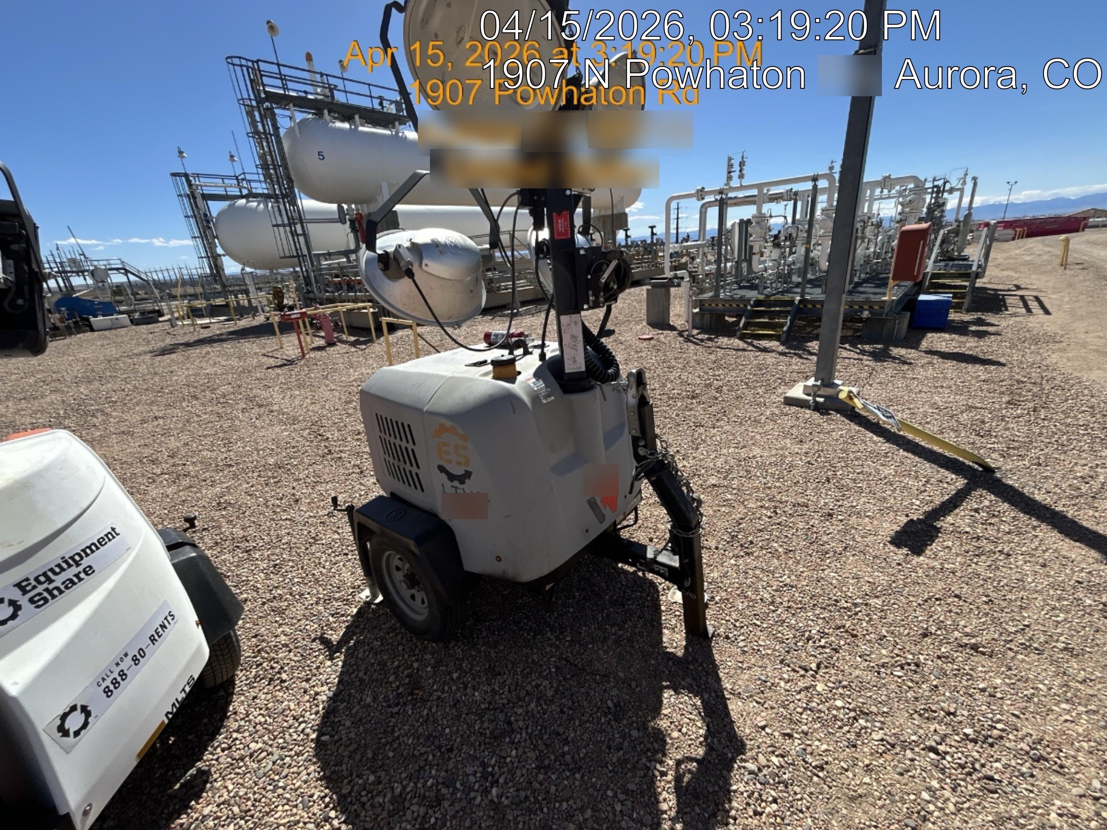 2018 Wacker Neuson LTV6L-MH Wacker Neuson LTV6L Mobile Light Tower w/Fuel Level Sensor Installed