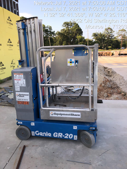 2020 GENIE GR-20
