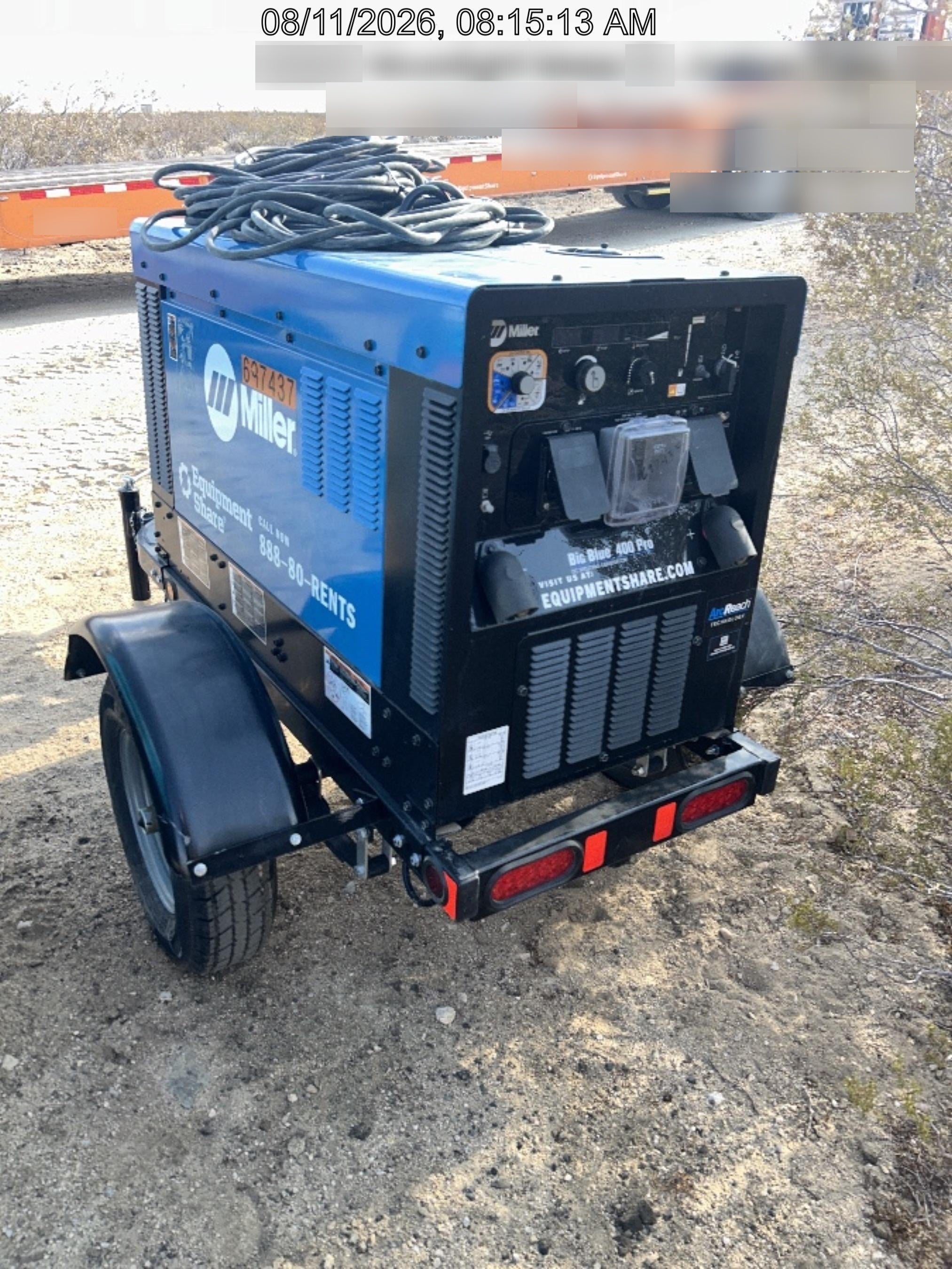2026 MILLER ELECTRIC BIG BLUE 400