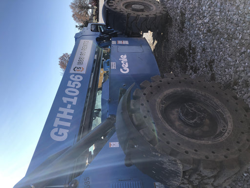 2019 Genie GTH-1056 Cab/Heat/AC, FF Tires, LED Work Lights, Beacon 60" QA Carriage, 60" Forks