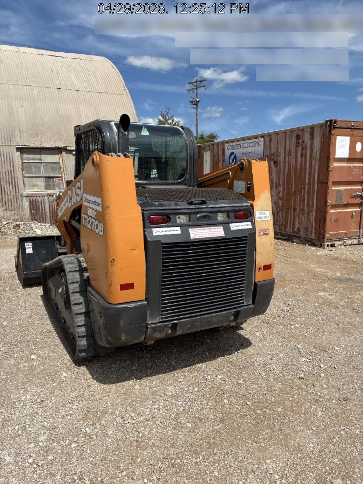 2021 CASE TR270B