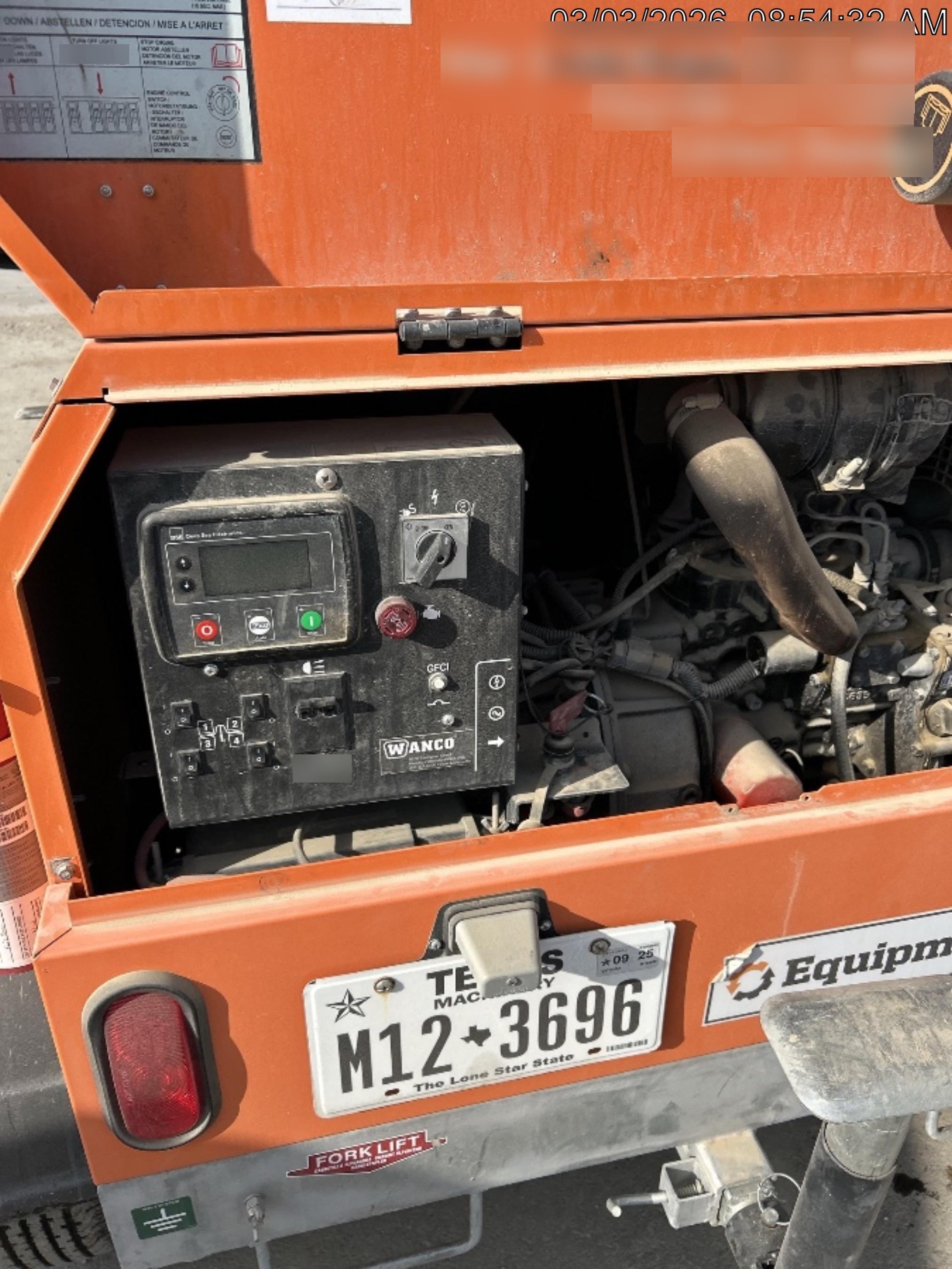 2024 Wanco WLTT-4MM4K Diesel, Deep Sea Controller, Shore Power Plug, Auto Start, (4) 350W LED Floodlights, 4kW Generator, 60 Gal Fuel Tank, 2" Ball, T3