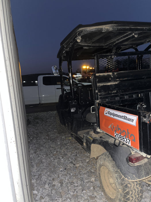 2022 Kubota RTV-X1140W-H Plastic Canopy, Windshield Acrylic Clear, LED Strobe Light, Wire Harness Kit, Back up Alarm