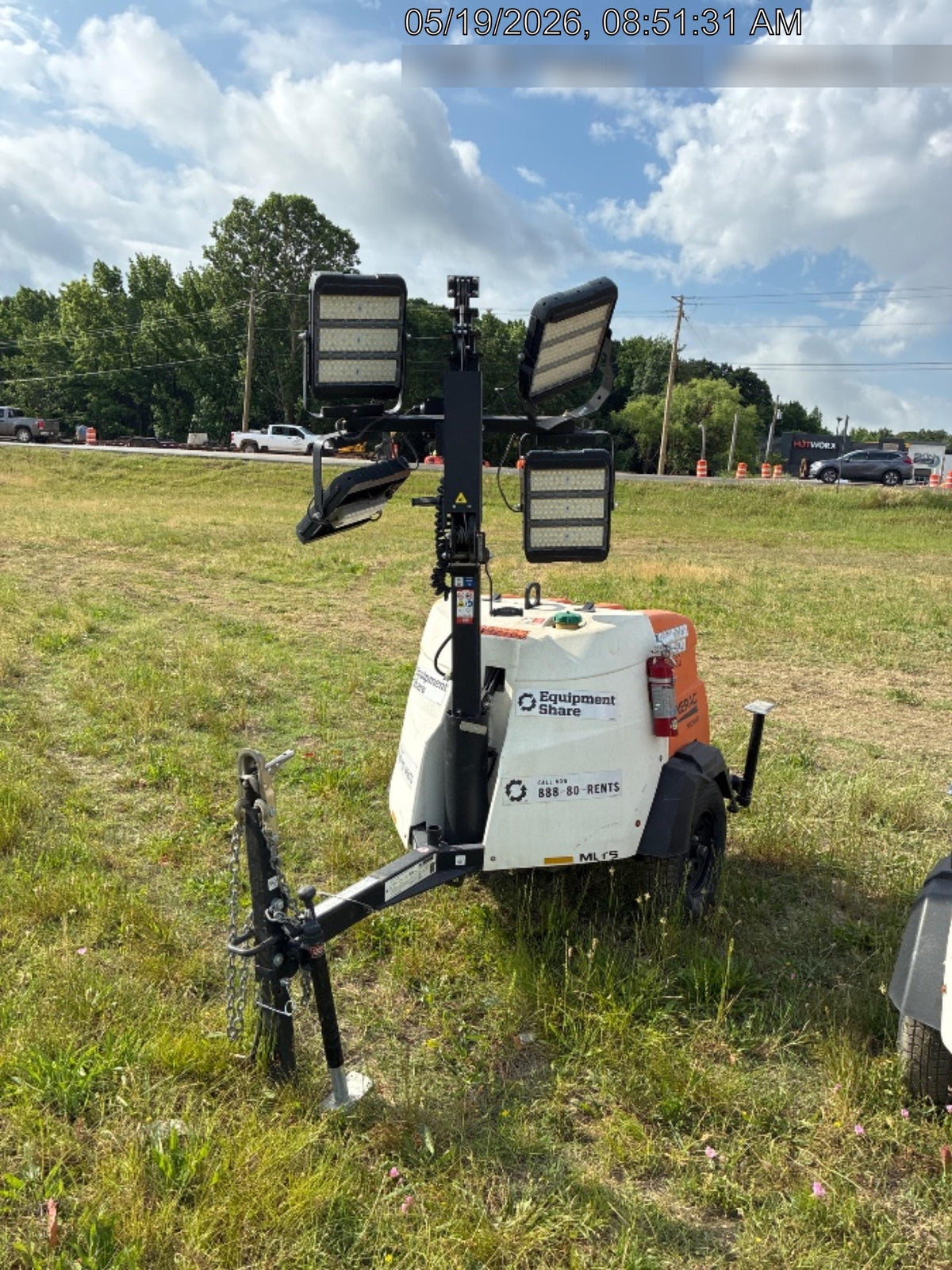 2024 Generac MLT2 Diesel, Flex Switch 120V Input, Powerzone Controller, 
(4) 320W LED Lights, 4kW Generator, 39.9 Gal Fuel Tank, 2" Ball, T3