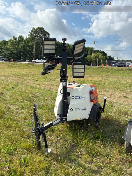 2024 Generac MLT2 Diesel, Flex Switch 120V Input, Powerzone Controller, 
(4) 320W LED Lights, 4kW Generator, 39.9 Gal Fuel Tank, 2" Ball, T3