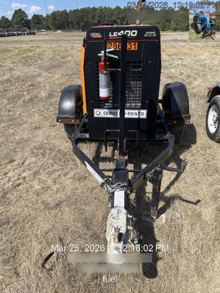 2022 Lincoln Electric LE400 Kubota V1505, Trlr, Cable Rack, Light Kit, ES Decals, T3
