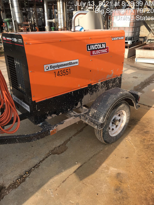 2021 Lincoln Electric Vantage 322 VANTAGE 322 READY-PAK 3
(EQUIPMENTSHARE)