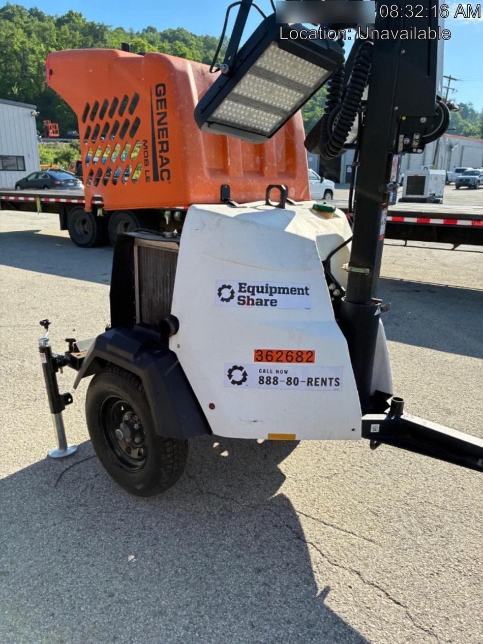 2023 Generac MLT2 Diesel, Flex Switch 120V Input, Powerzone Controller, 
(4) 320W LED Lights, 4kW Generator, 39.9 Gal Fuel Tank, 2" Ball, T3