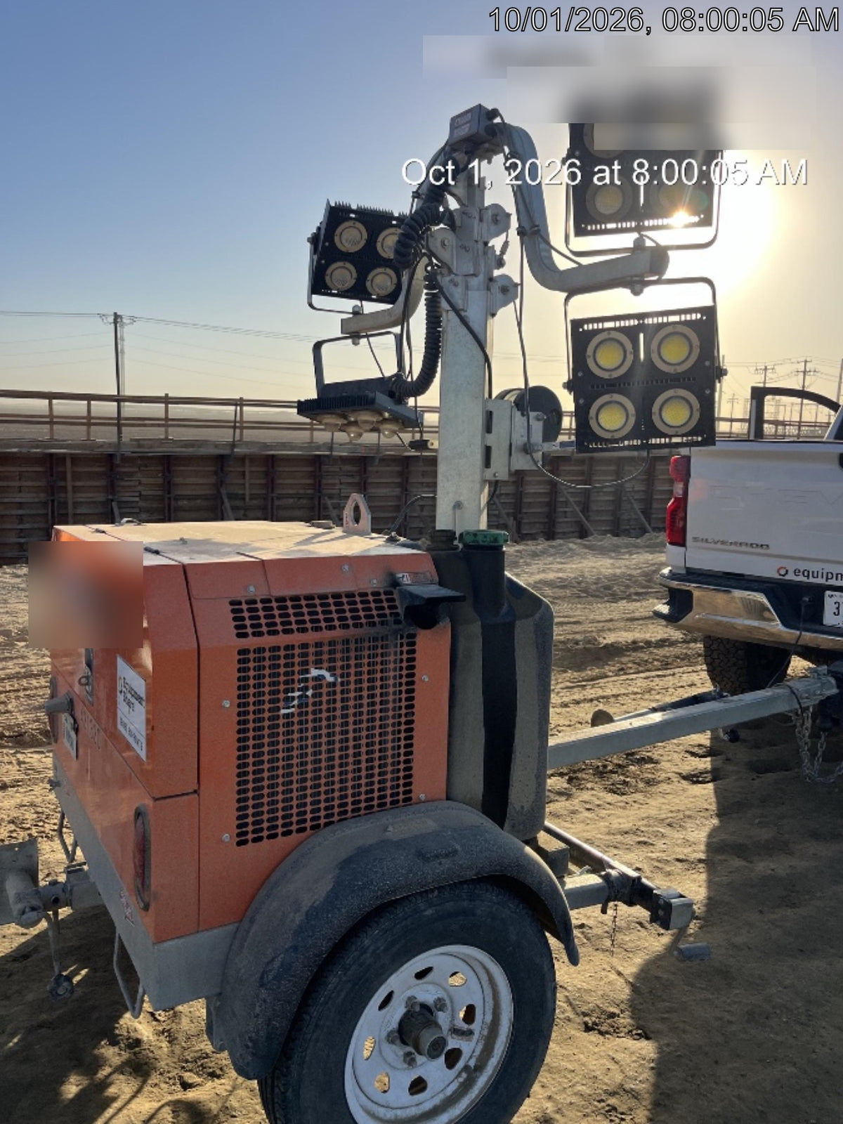 2024 Wanco WLTT-4MM4K Diesel, Deep Sea Controller, Shore Power Plug, Auto Start, (4) 350W LED Floodlights, 4kW Generator, 60 Gal Fuel Tank, 2" Ball, T3