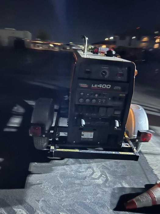 2022 Lincoln Electric LE400 Kubota V1505, Trlr, Cable Rack, Light Kit, ES Decals, T3