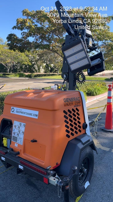 2023 Generac MLT2 Diesel, Flex Switch 120V Input, Powerzone Controller, (4) 320W LED Lights, 4kW Generator, 39.9 Gal Fuel Tank, 2" Ball, T3