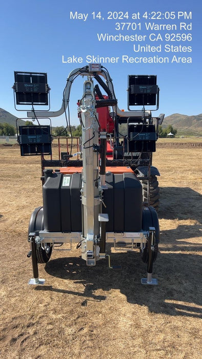 2024 Wanco WLTT-4MM4K Diesel, Deep Sea Controller, Shore Power Plug, Auto Start, (4) 350W LED Floodlights, 4kW Generator, 60 Gal Fuel Tank, 2" Ball, T3