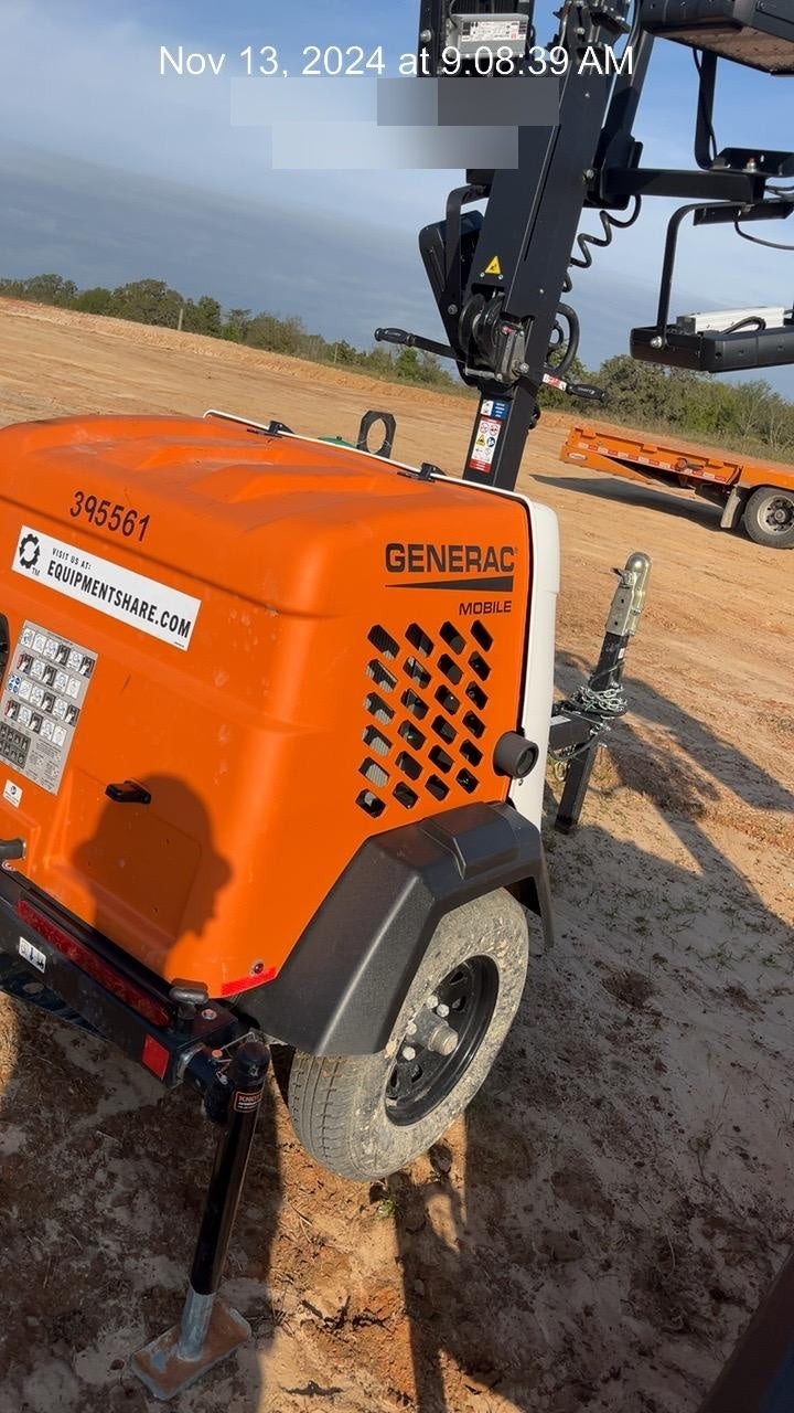 2024 Generac MLT2 Diesel, Flex Switch 120V Input, Powerzone Controller, 
(4) 320W LED Lights, 4kW Generator, 39.9 Gal Fuel Tank, 2" Ball, T3