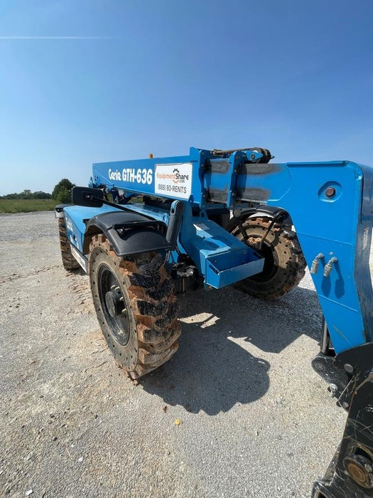 2018 Genie GTH-636 Genie GTH-636 w/Open ROPS, Solid Tires, Work Light/Beacon, 48" Carriage and Forks