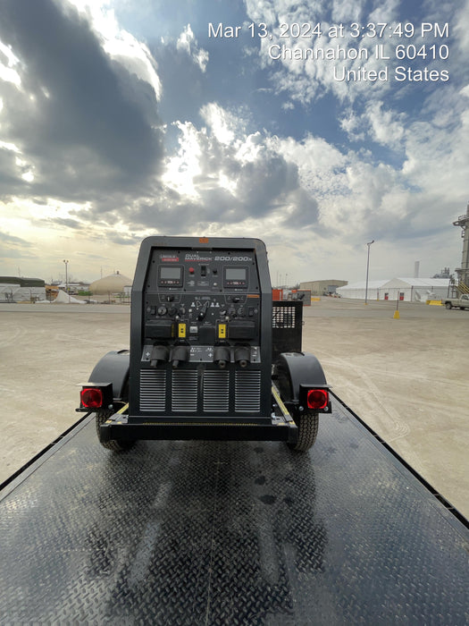 2024 Lincoln Electric Dual Maverick 200/200X Ready Pak 3, Includes Trailer, Cable Rack, Fender Light Kit K4382-1-RP3