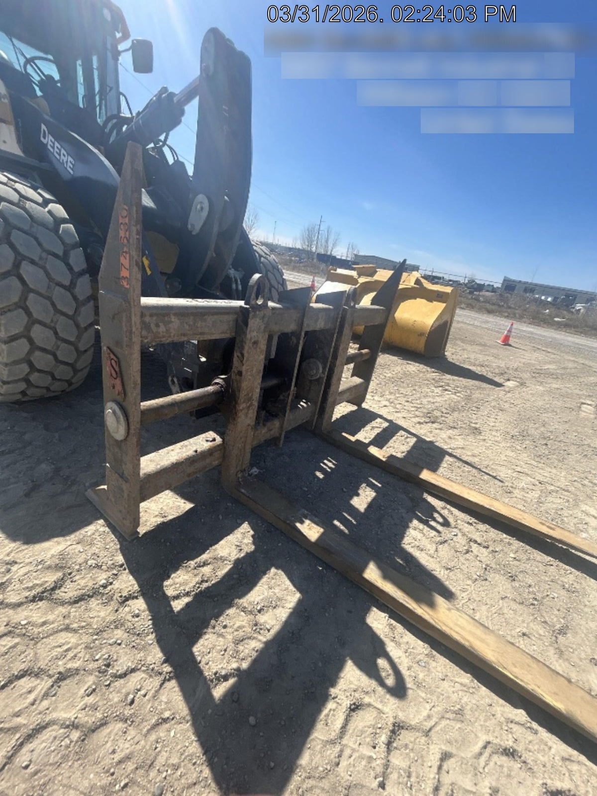 2023 SOLESBEE 96" Loader Fork Carriage - Solesbee
