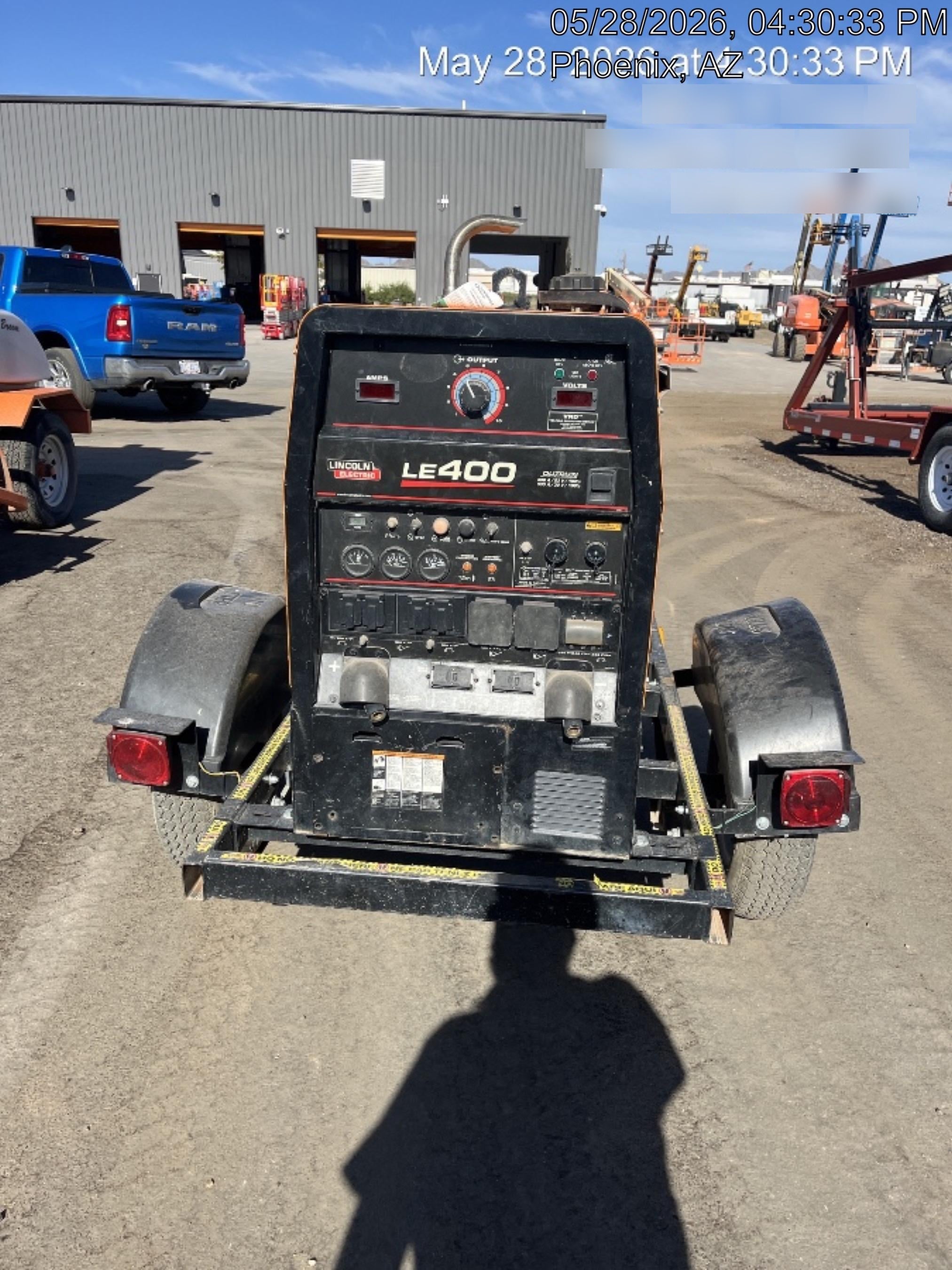 2022 Lincoln Electric LE400 Kubota V1505, Trlr, Cable Rack, Light Kit, ES Decals, T3
