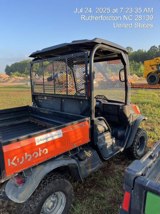 2020 Kubota RTV-X900 4wd Utility Cart, Diesel, 2 Seat, LED Strobe, Windshield Tempered Glass, Plastic Canopy, Wire Harness Kit, Backup Alarm