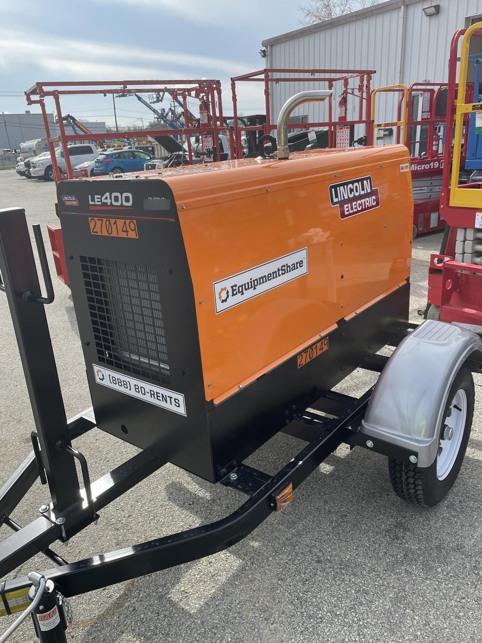 2022 Lincoln Electric LE400 Kubota V1505, Trlr, Cable Rack, Light Kit, ES Decals, T3