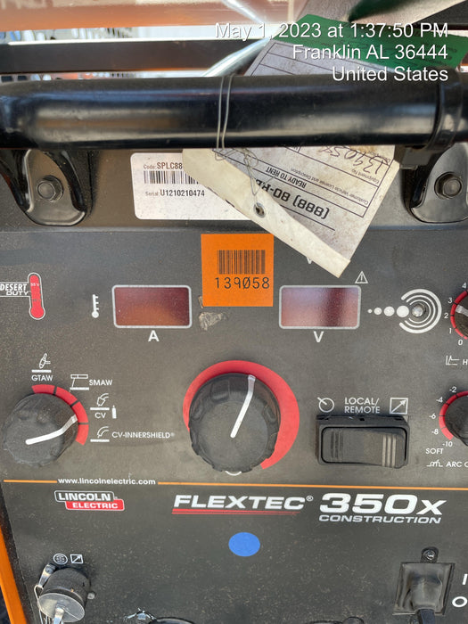 2021 LINCOLN ELECTRIC FLEXTEC 350X