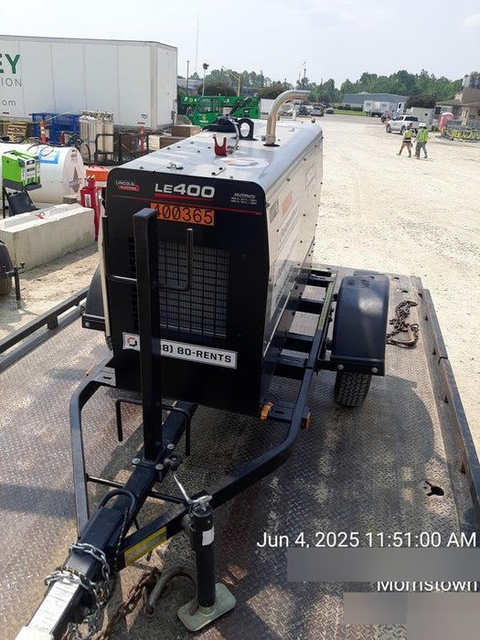 2024 Lincoln Electric LE400 Kubota V1505, Trlr, Cable Rack, Light Kit, ES Decals, T3