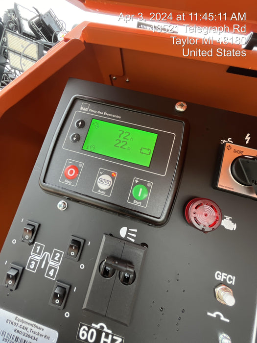 2024 Wanco WLTT-4MM4K Diesel, Deep Sea Controller, Shore Power Plug, Auto Start, (4) 350W LED Floodlights, 4kW Generator, 60 Gal Fuel Tank, 2" Ball, T3