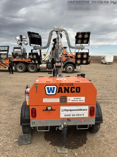 2024 Wanco WLTT-4MM4K Diesel, Deep Sea Controller, Shore Power Plug, Auto Start, (4) 350W LED Floodlights, 4kW Generator, 60 Gal Fuel Tank, 2" Ball, T3