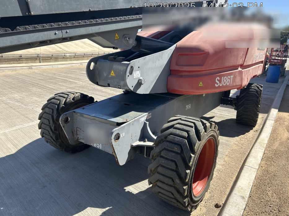 2018 Skyjack SJ86T Skyjack SJ86T w/Diesel Engine, Foam Filled Tires, Flashing Beacon, Glazier Kit