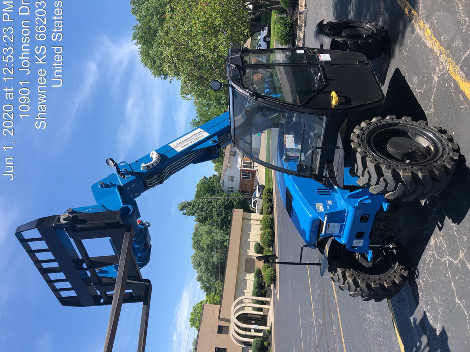 2020 Genie GTH-5519 Cab/Heat/Air, Solid Tires, Work Lights, Beacon, Aux Hydraulics, Back up Alarm