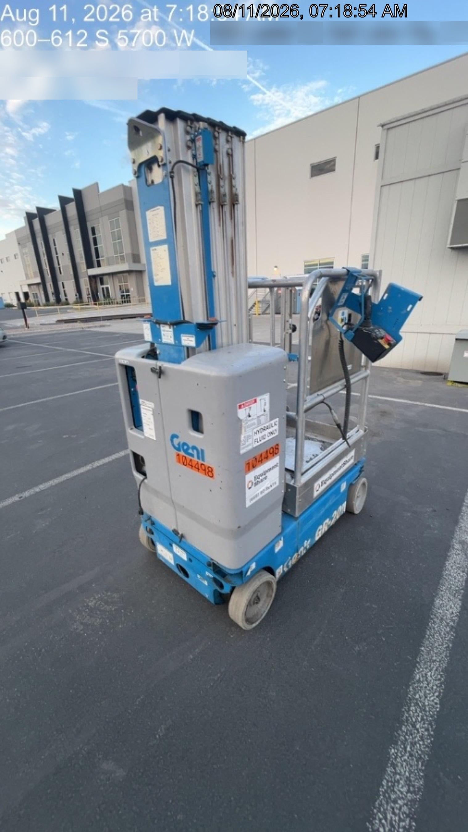2020 GENIE GR-20