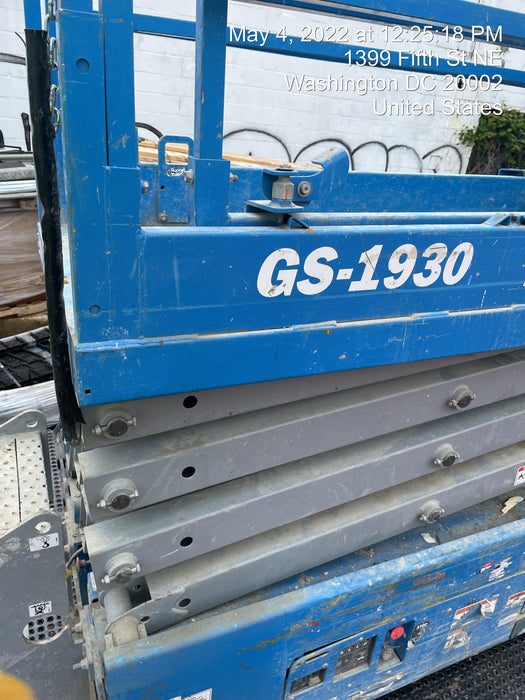2020 Genie GS-1930 Fixed rails with chain entry gate - Pre A92.20