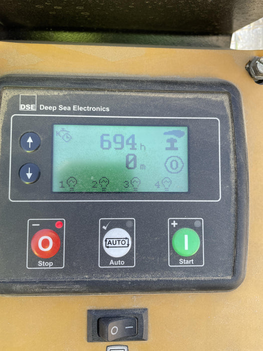 2021 Allmand NLV3GR (4) LED Light Fixture 350W, 23' Vertical Mast, 3kW Prime, Towable, Deep Sea L401, Leveling Jacks, Yanmar T4F 5.8hp