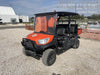 2021 Kubota RTV-X1140W-H Plastic Canopy, Windshield Acrylic Clear, LED Strobe Light, Wire Harness Kit, Back up Alarm