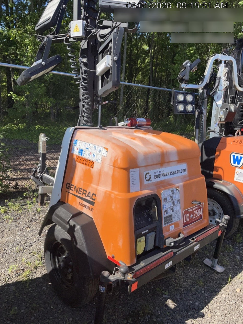 2023 Generac MLT2 Diesel, Flex Switch 120V Input, Powerzone Controller, (4) 320W LED Lights, 4kW Generator, 39.9 Gal Fuel Tank, 2" Ball, T3