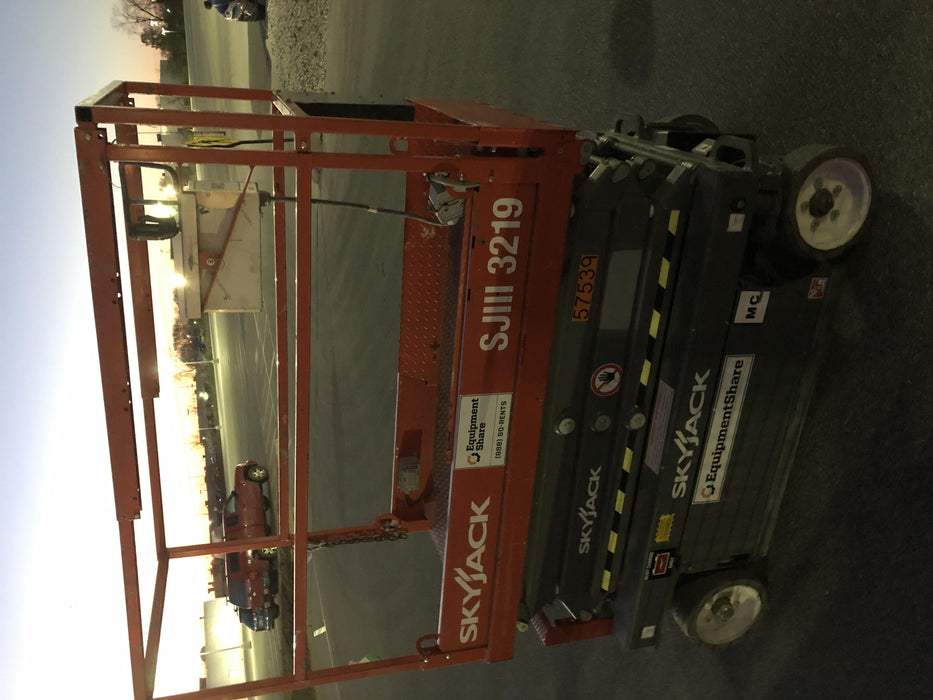 2016 Skyjack SJIII-3219 Standard Rental Specs