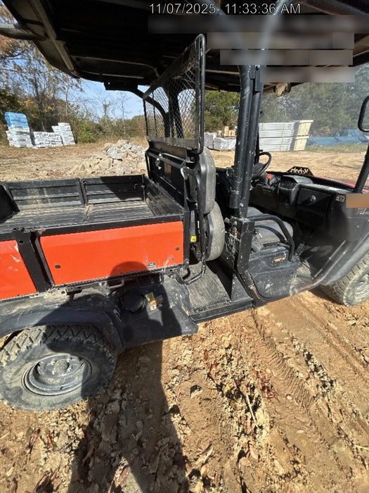 2021 Kubota RTV-X1140W-H Plastic Canopy, Windshield Acrylic Clear, LED Strobe Light, Wire Harness Kit, Back up Alarm