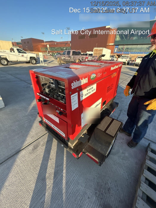 2022 Shindaiwa DGW400MDL Kubota D902 Engine, 23 HP, Dual Op Welder, Wire, Arc, Droop Stick, Tig, and CC Stick Functionality, Simulphase, 3 Phase and 1 Phase Gen Output, Single Axle NB Trlr, Slr Trckl Chrg 12V 12W, Fire Ext