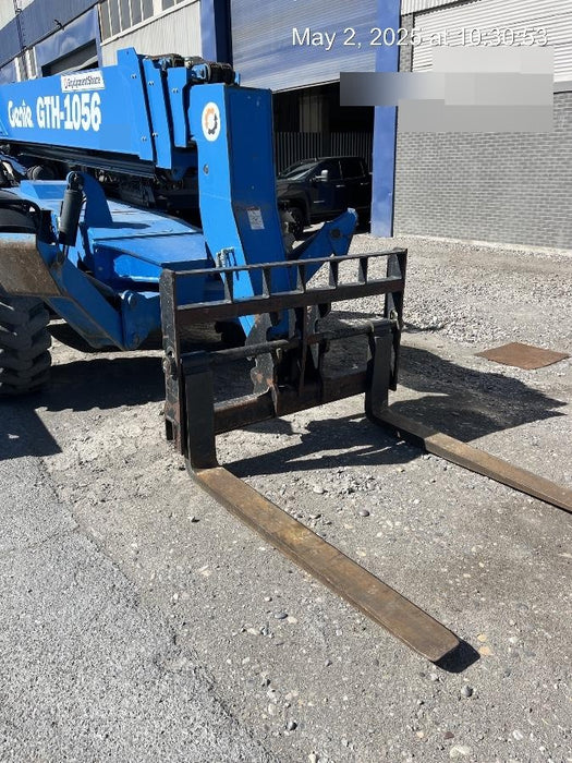 2018 Genie GTH-1056 Genie GTH-1056 w/ROPS, Work Lights, Solid Tires, RH Cab Mesh, Beacon, 60" Carriage and Forks