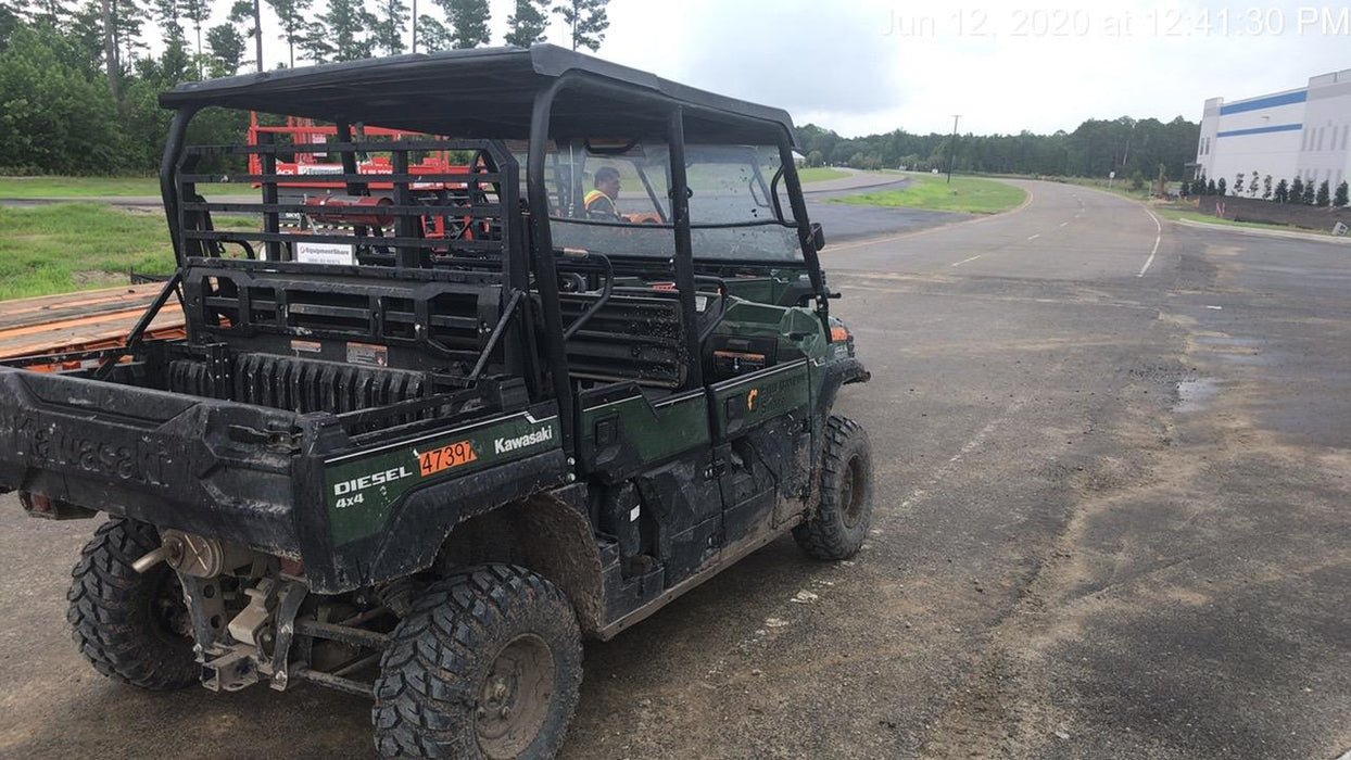 2019 Kawasaki Mule PRO-DXT Standard Options, Backup Alarm, Beacon, Plastic Hard Top, Poly Windshield, Horn Kit